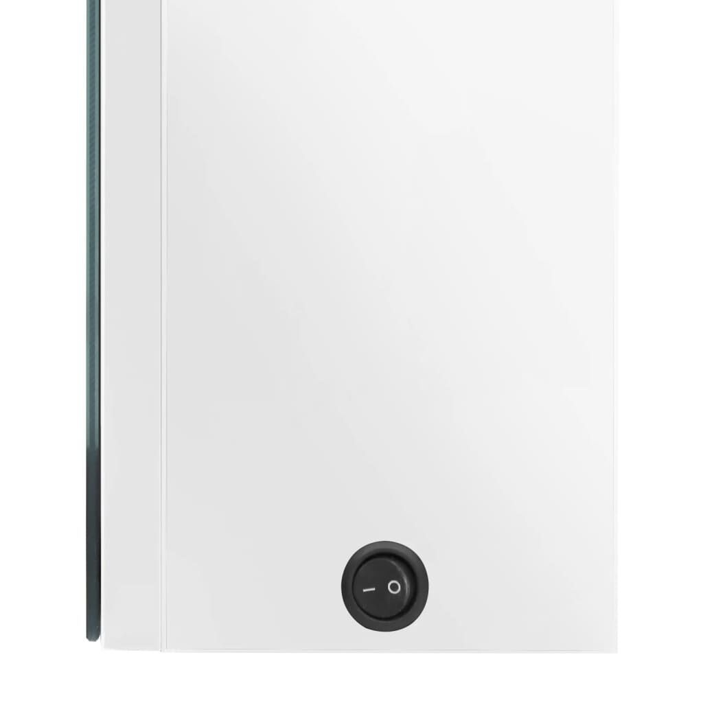 vidaXL Badkamerkast met Spiegel & LED Wit - 35% Korting!