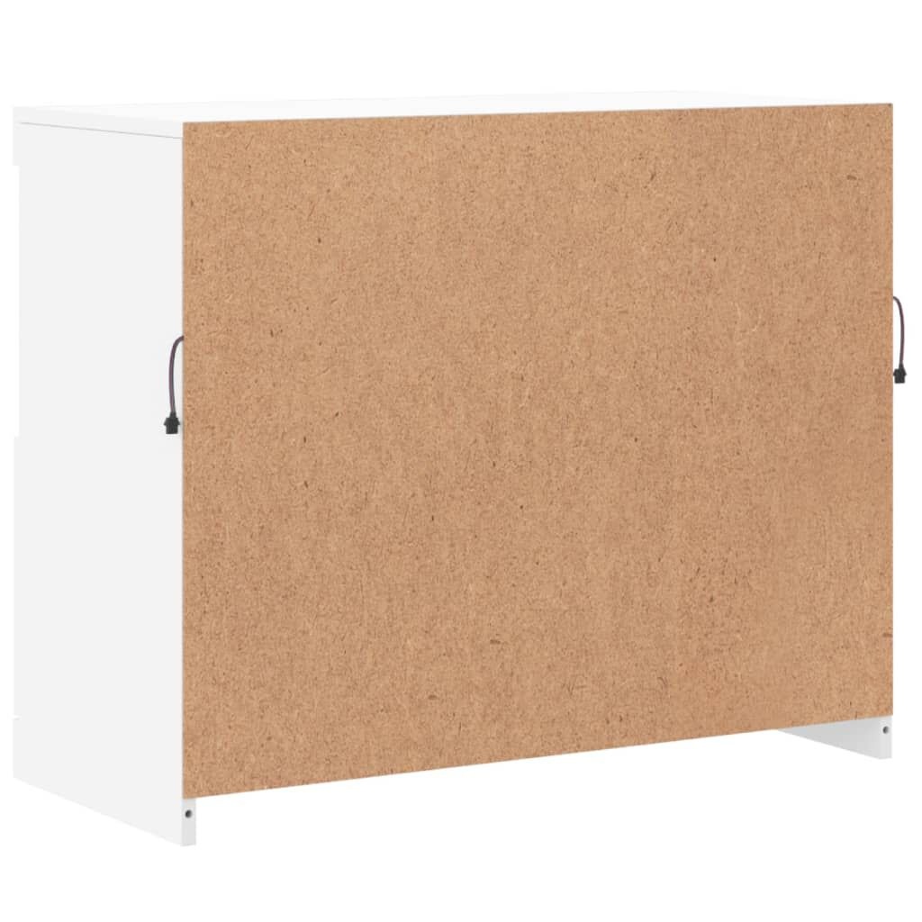 Dressoir met LED-verlichting wit 81cm - 35% Korting!