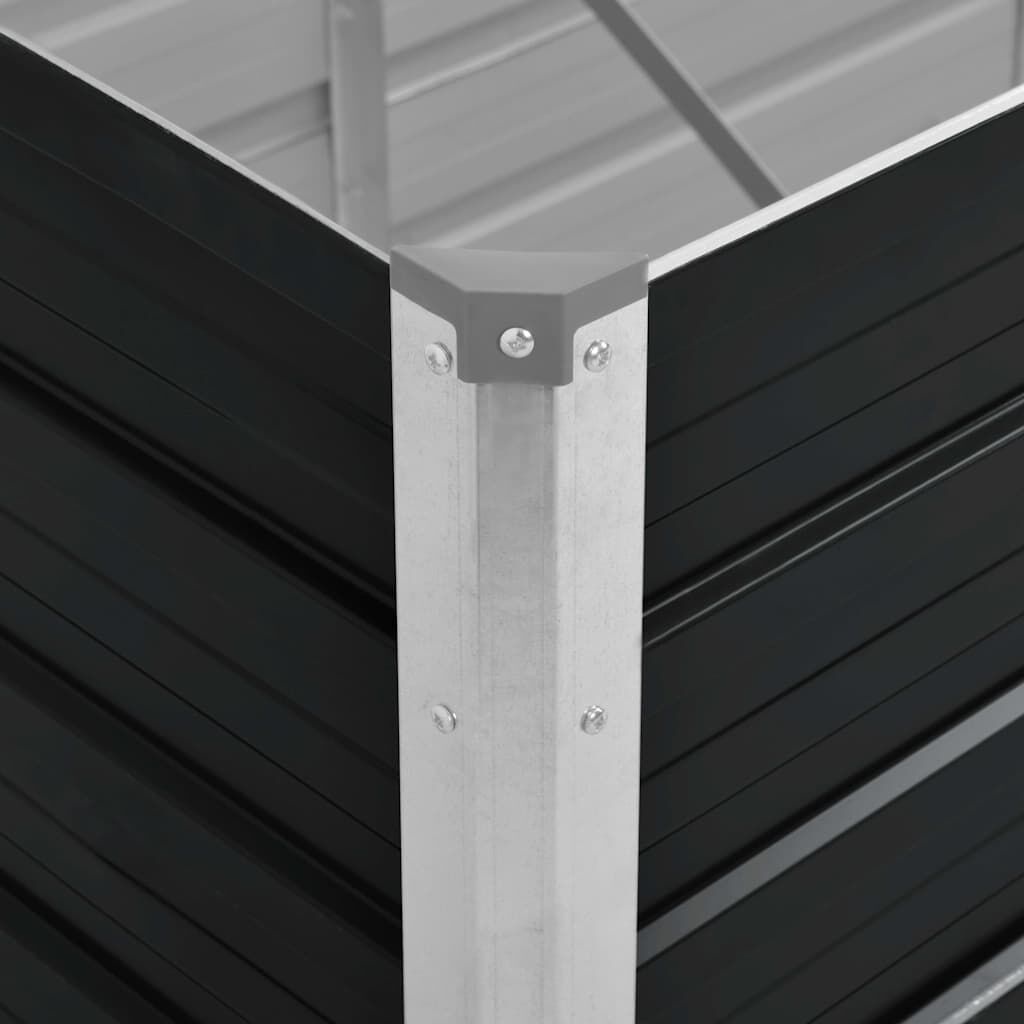 vidaXL Verhoogde Plantenbak 240cm Antraciet - 35% Korting!