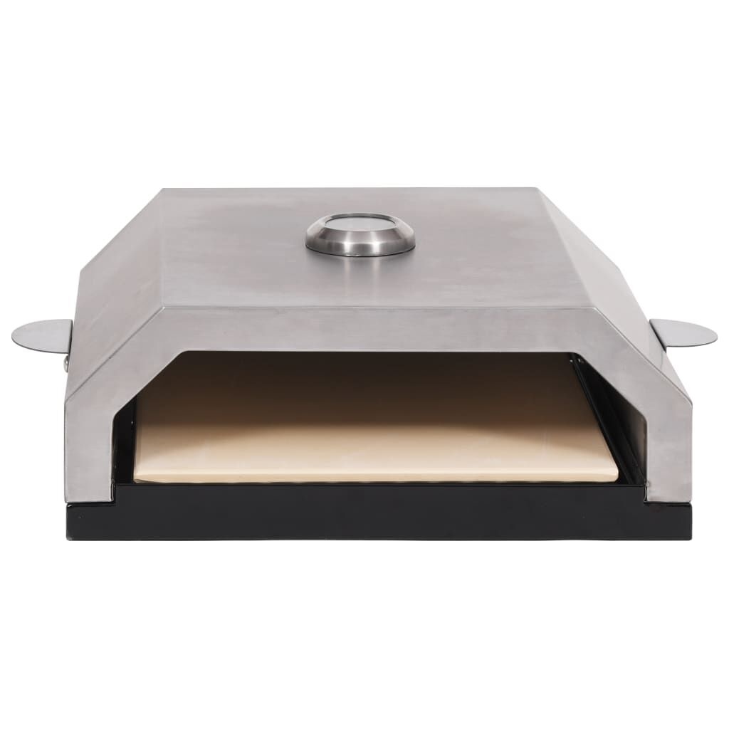 Pizzaoven voor BBQ (Gas/Houtskool) incl. Steen - 35% Korting!