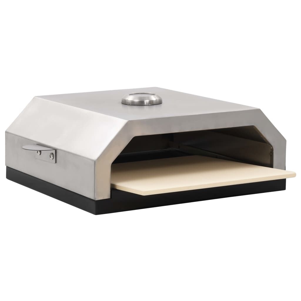 Pizzaoven voor BBQ (Gas/Houtskool) incl. Steen - 35% Korting!