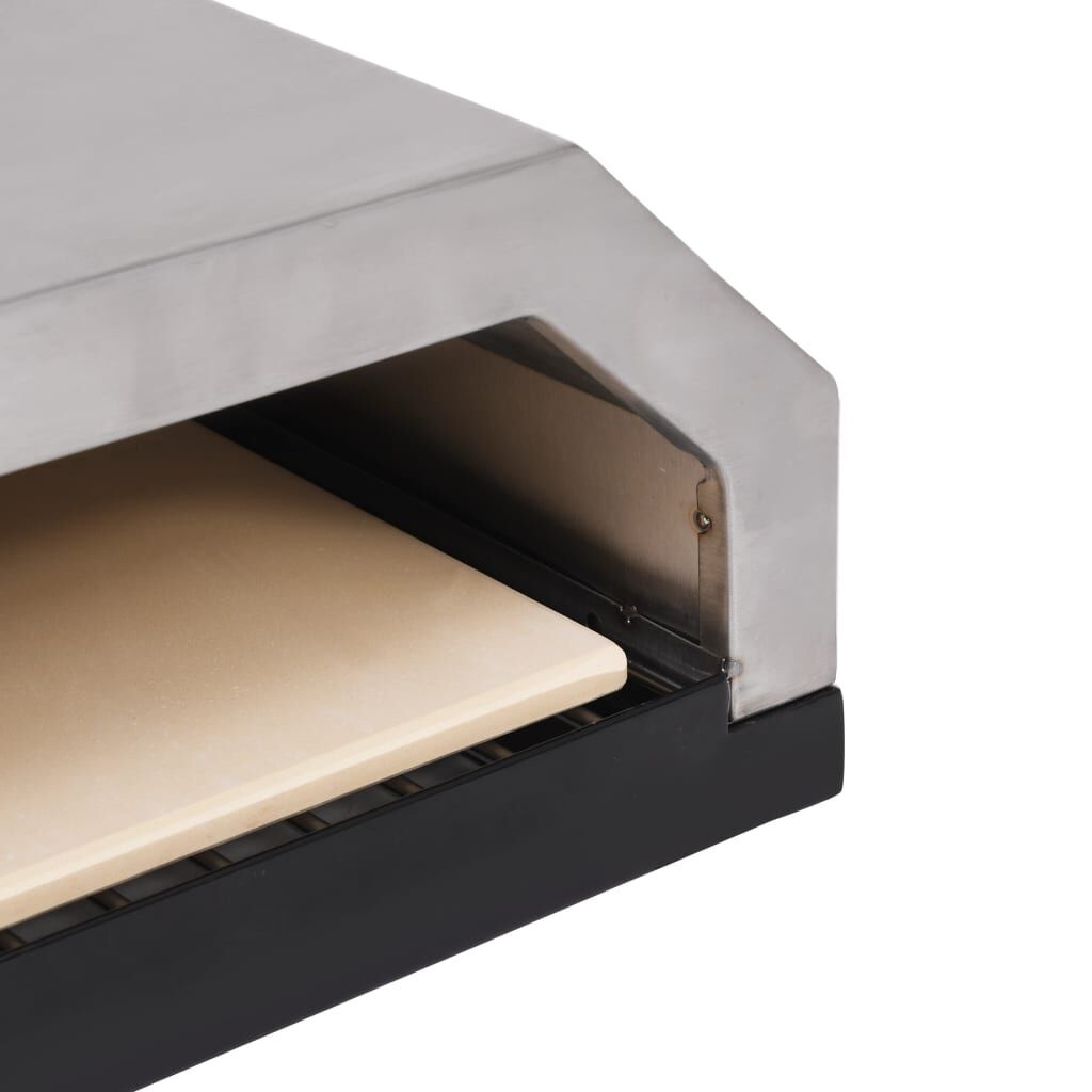 Pizzaoven voor BBQ (Gas/Houtskool) incl. Steen - 35% Korting!