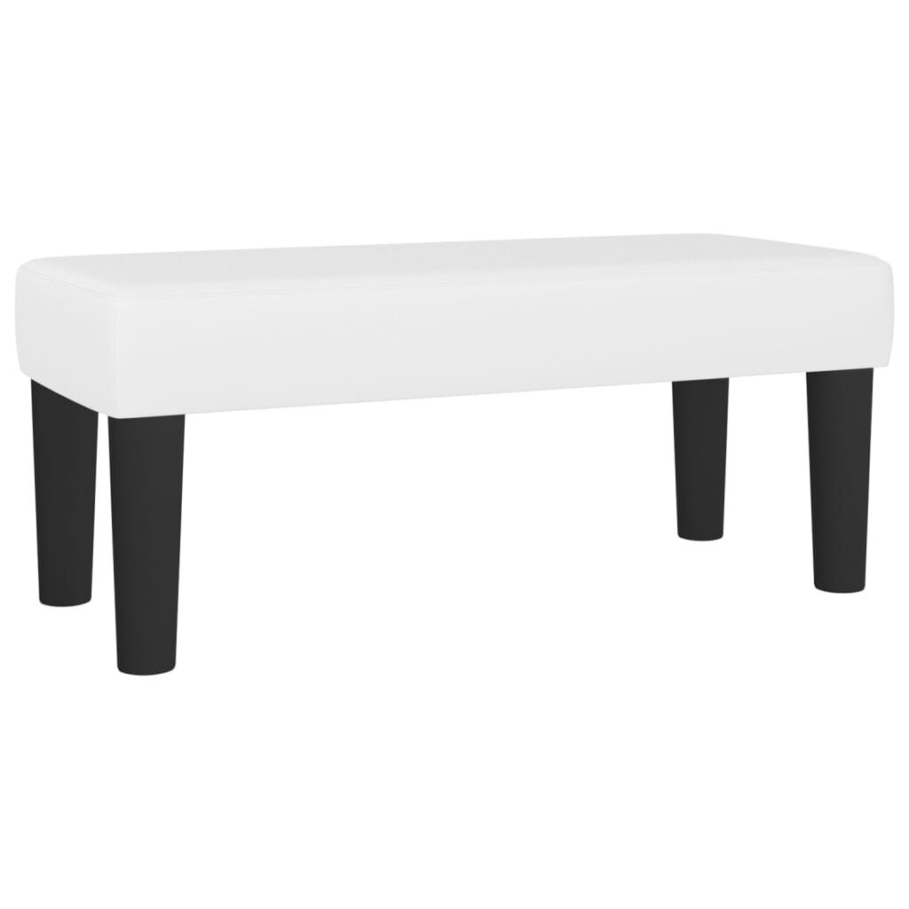 VidaXL Bankje Wit Kunstleer 70cm - 35% Korting!
