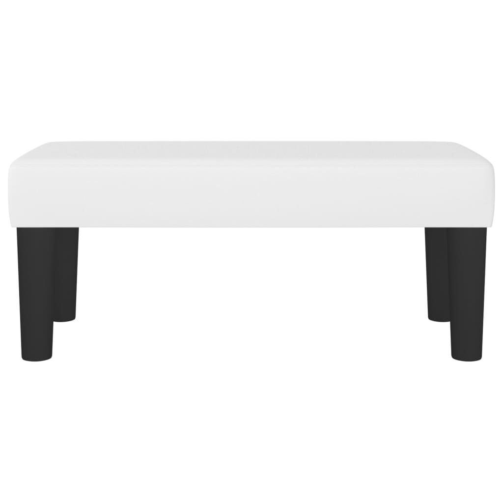 VidaXL Bankje Wit Kunstleer 70cm - 35% Korting!