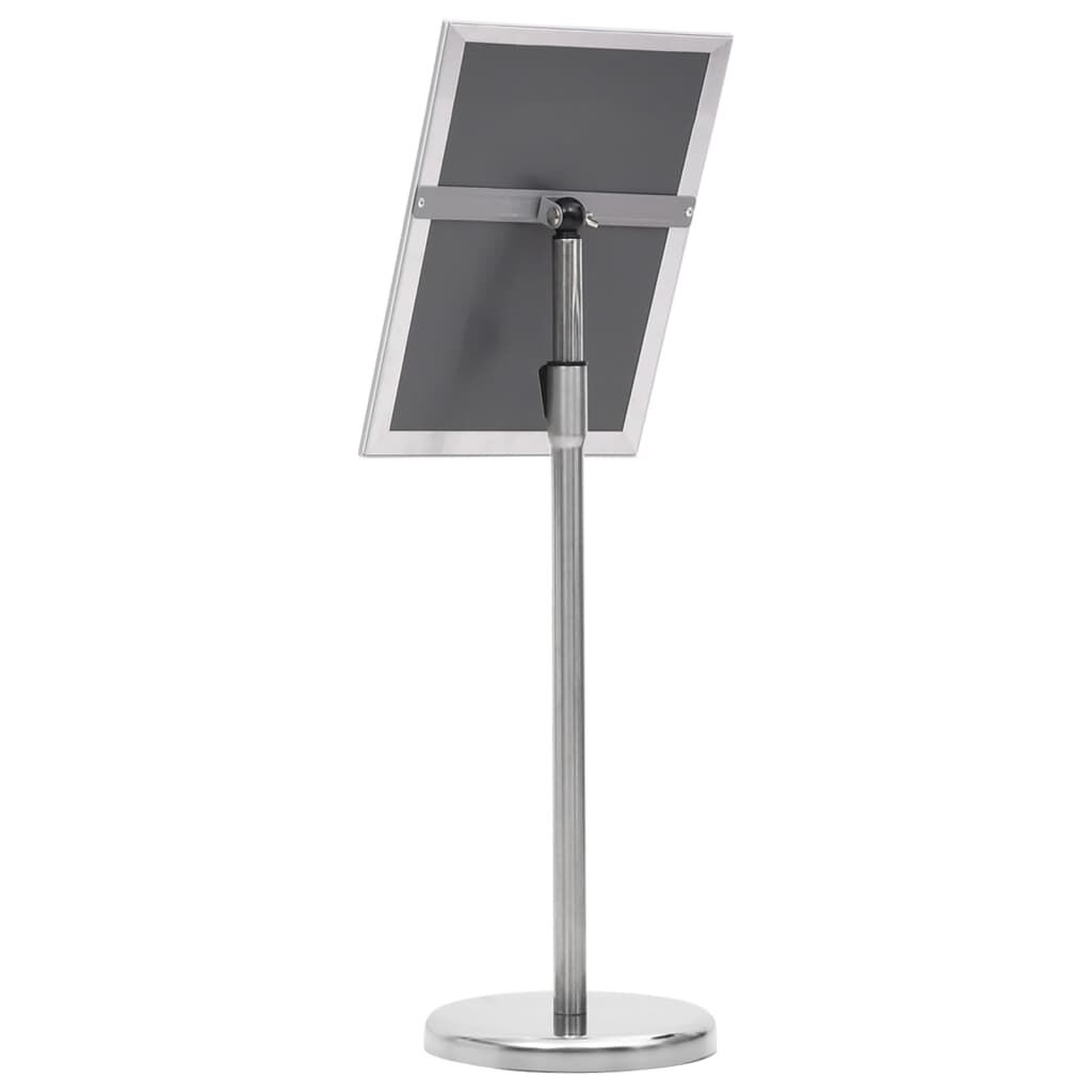 vidaXL Posterstandaard A4 Zilver - 35% Korting!