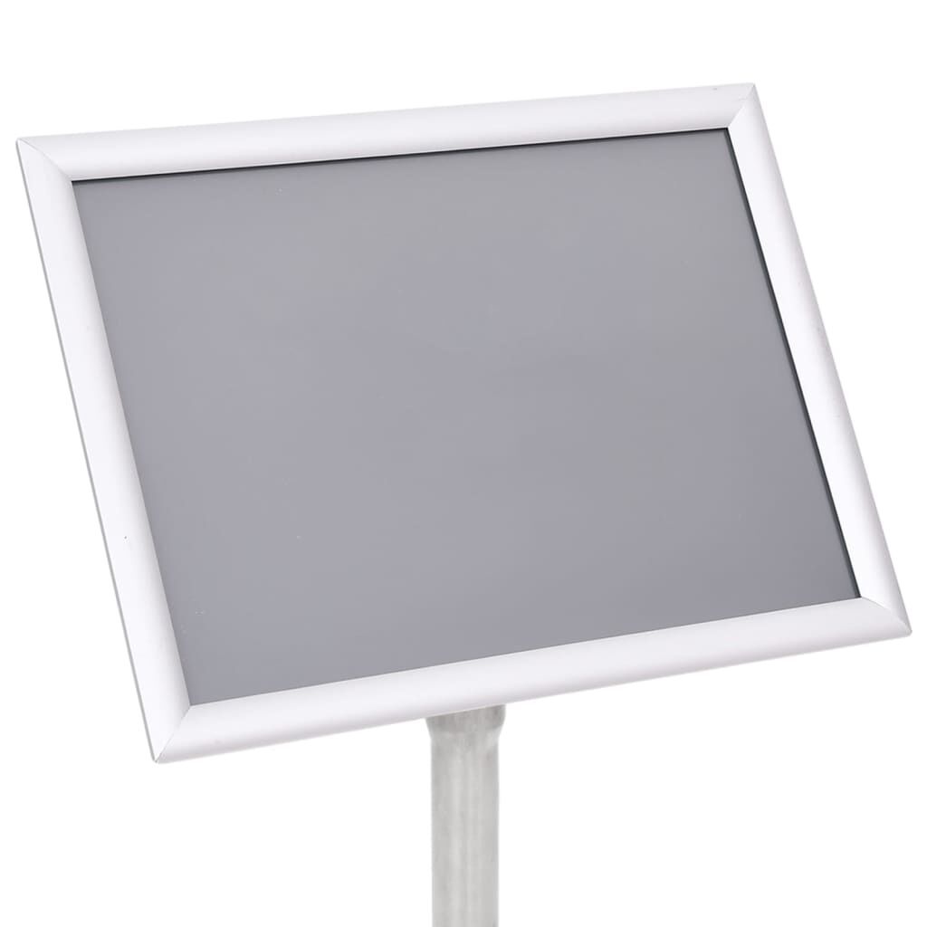 vidaXL Posterstandaard A4 Zilver - 35% Korting!