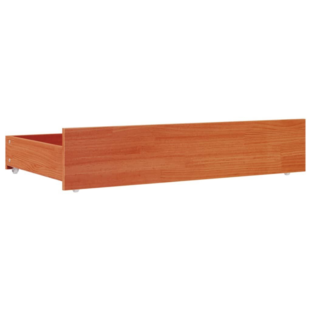 vidaXL Bedlades Grenenhout Wasbruin 4 st -35% Korting!
