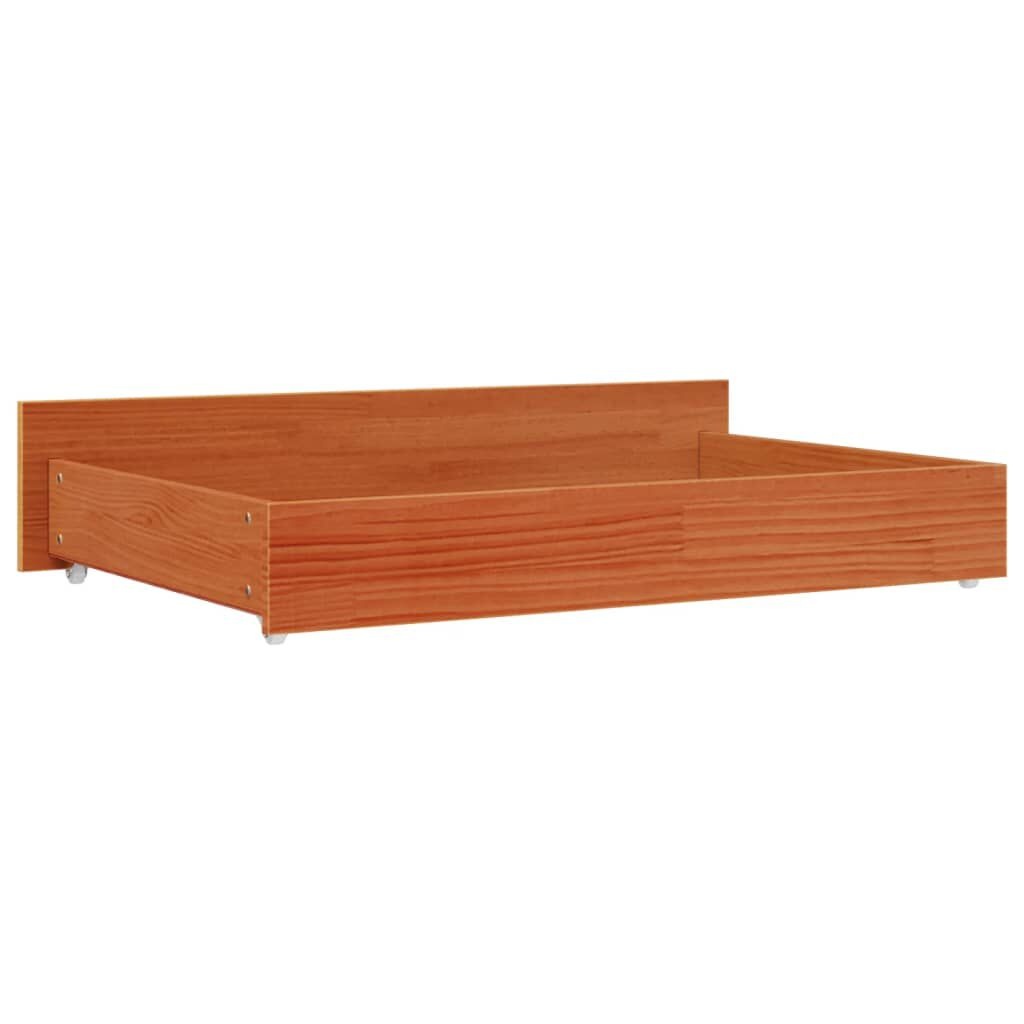 vidaXL Bedlades Grenenhout Wasbruin 4 st -35% Korting!