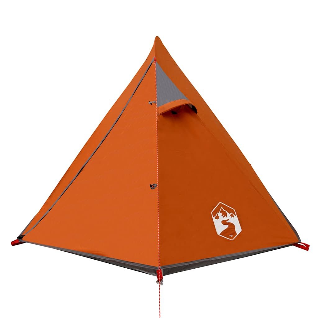 vidaXL Koepeltent 2-persoons Grijs/Oranje - 35% Korting!