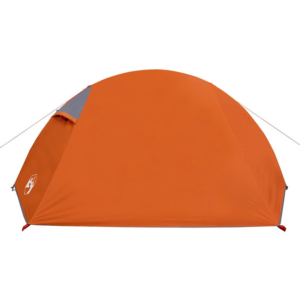 vidaXL Koepeltent 2-persoons Grijs/Oranje - 35% Korting!