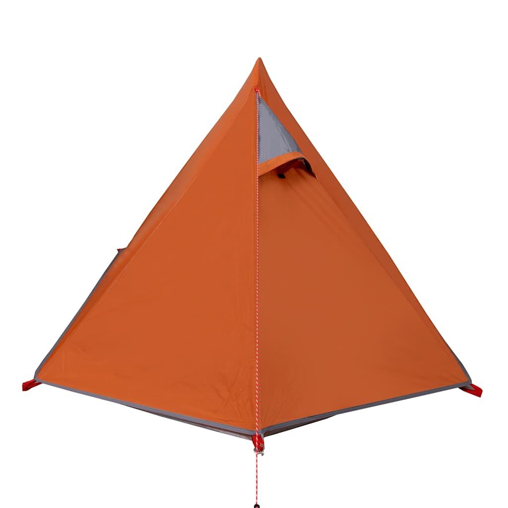 vidaXL Koepeltent 2-persoons Grijs/Oranje - 35% Korting!