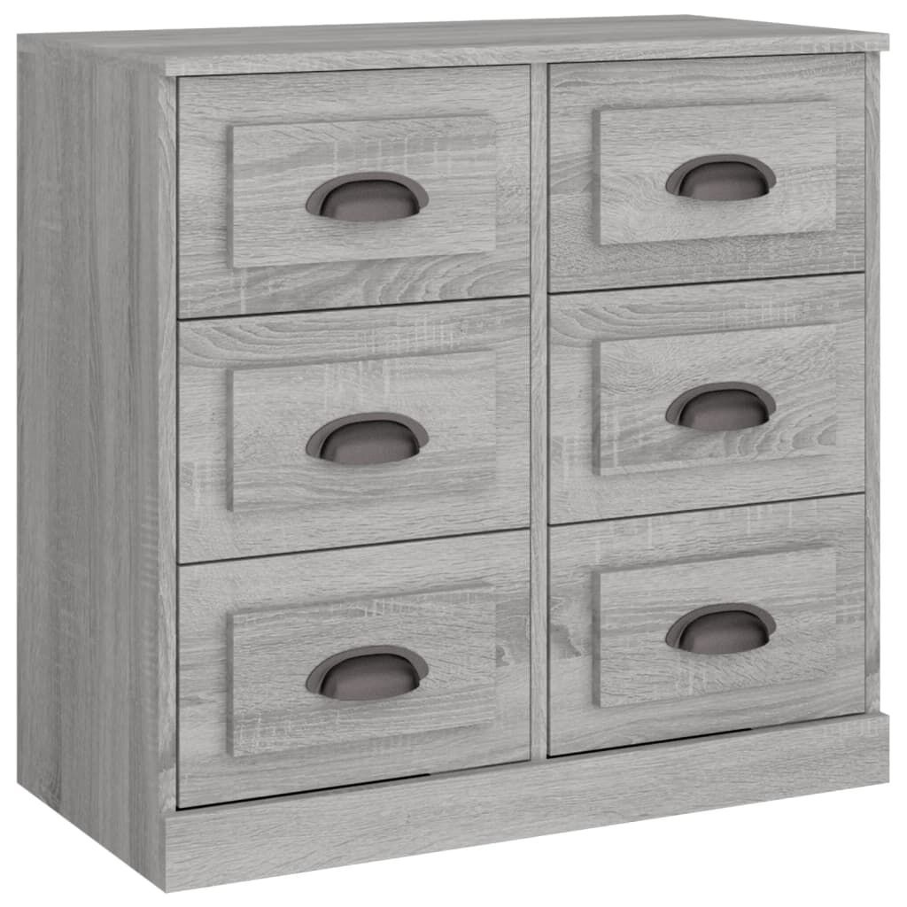 vidaXL Dressoir Grijs Sonoma Eiken - 35% Korting!