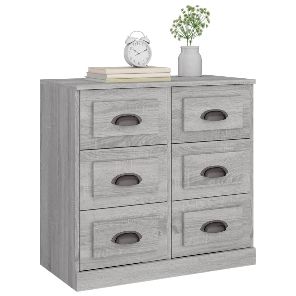 vidaXL Dressoir Grijs Sonoma Eiken - 35% Korting!