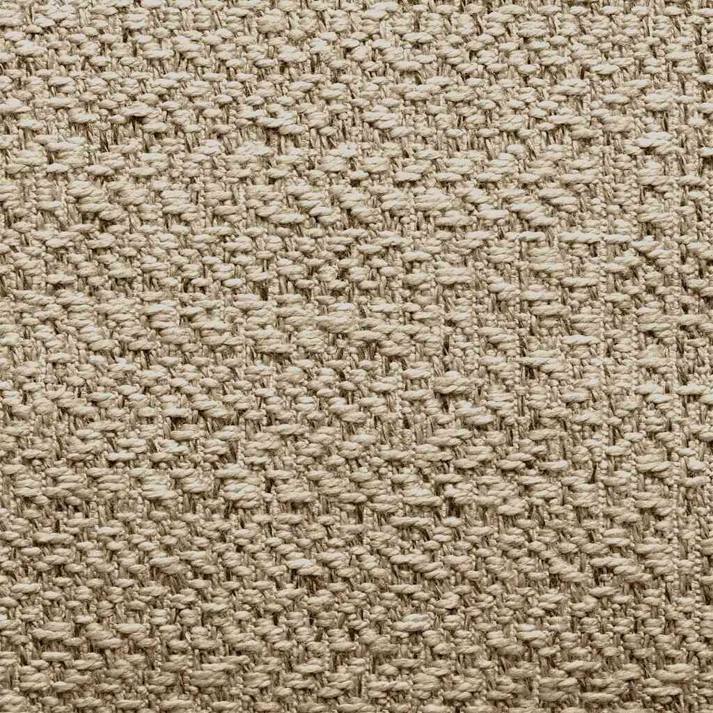 vidaXL Vloerkleed Beige Jute Look 140x200 cm - 35% Korting!