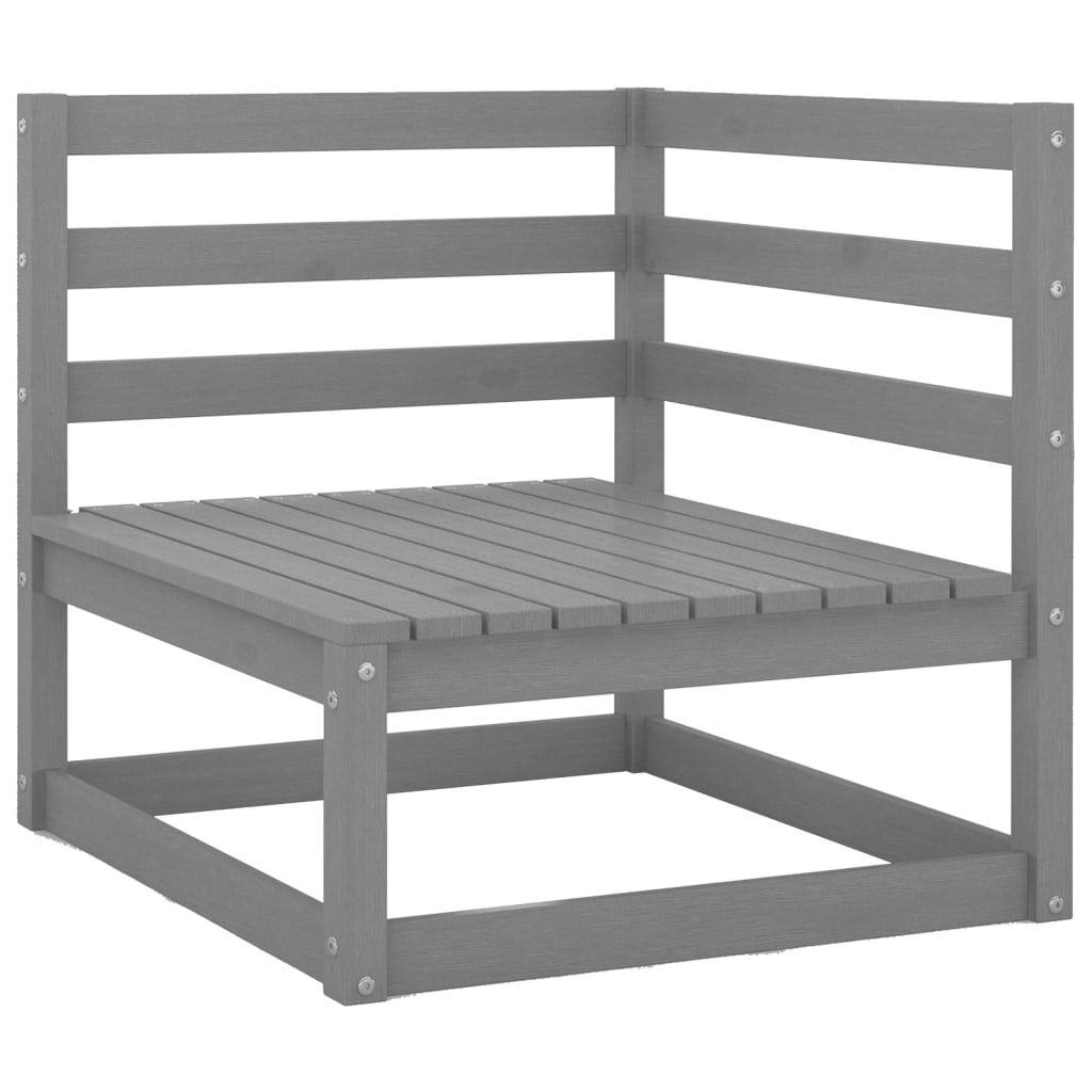 VidaXL Tuinbank 2-zits Grenenhout Grijs -35%