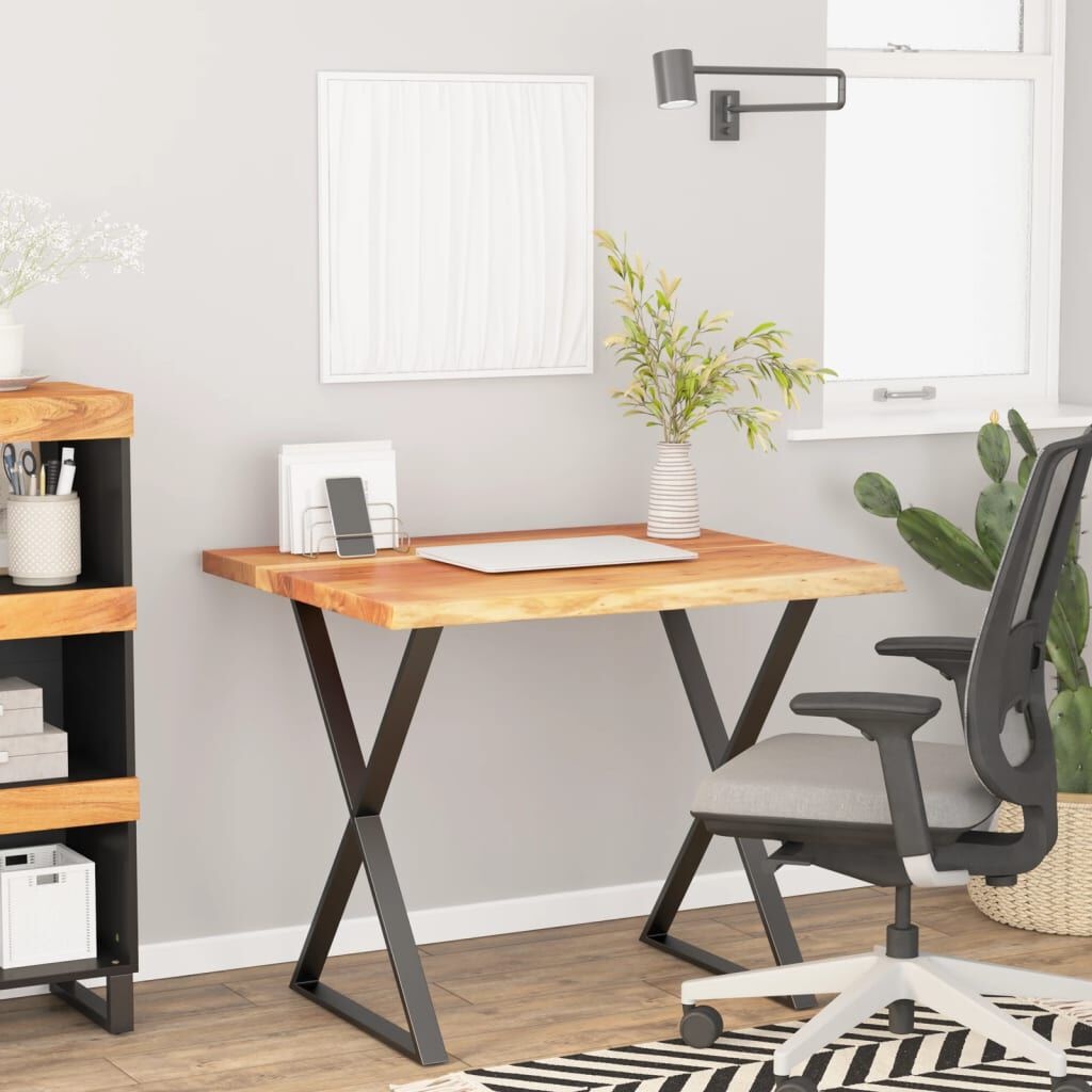 VidaXL Acacia Bureaublad 80x80 - Natuurlijke Rand, 45% Korting!