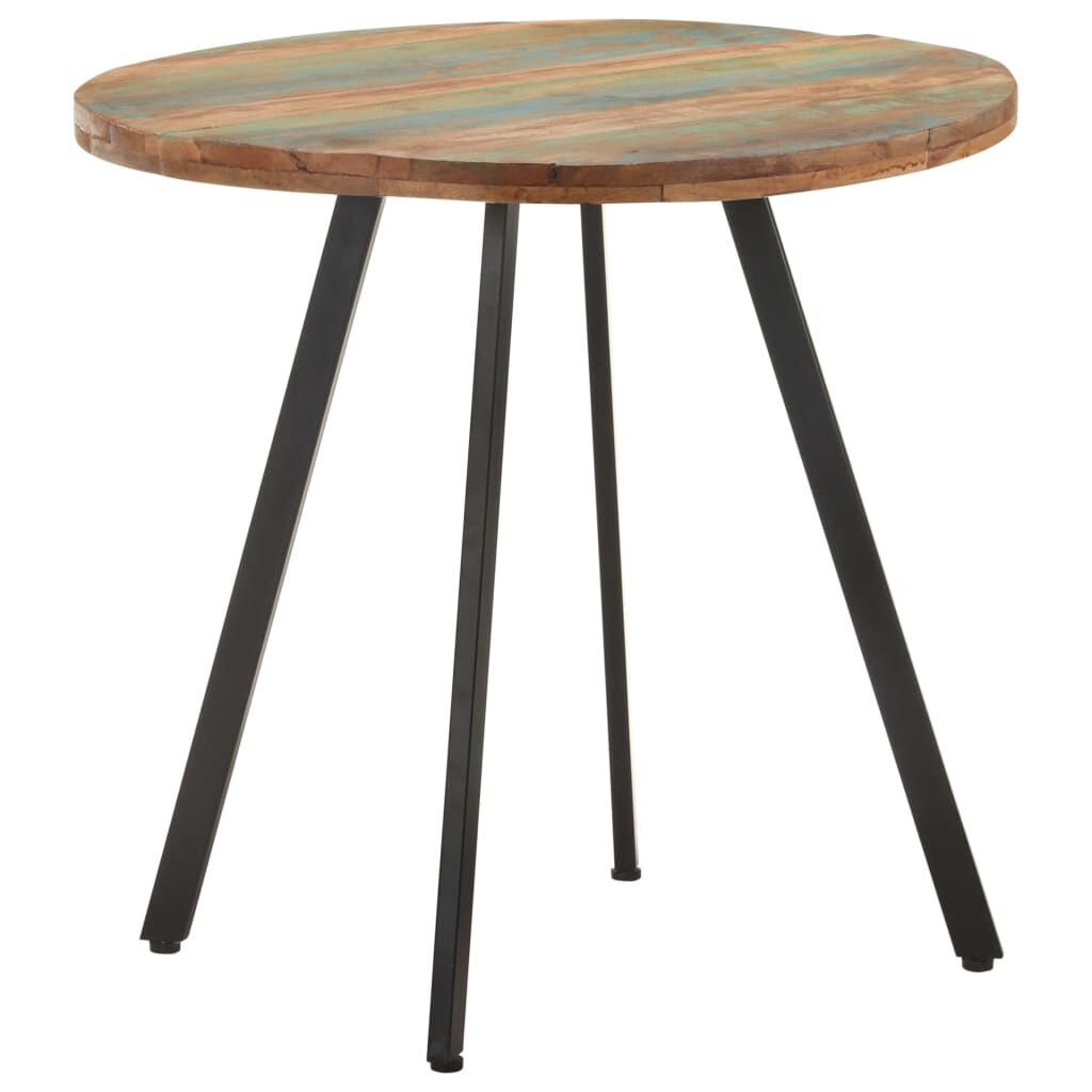 vidaXL Eettafel Gerecycled Hout Ø80cm - 35% Korting!