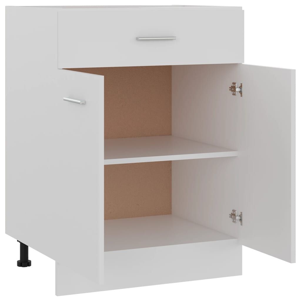 vidaXL Onderkast Lyon Wit 60cm - 35% Korting!