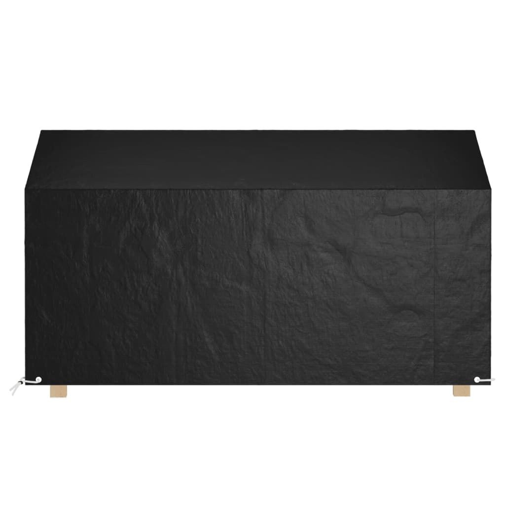 Tuinbankhoes 210cm - vidaXL - Zwart - 35% Korting!