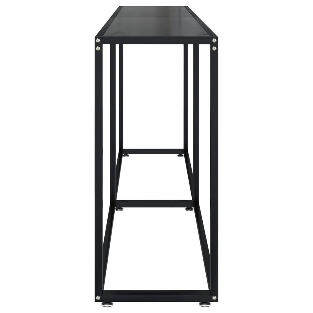 vidaXL Wandtafel Zwart Glas 180cm - Krasjes, TOPDEAL -55%
