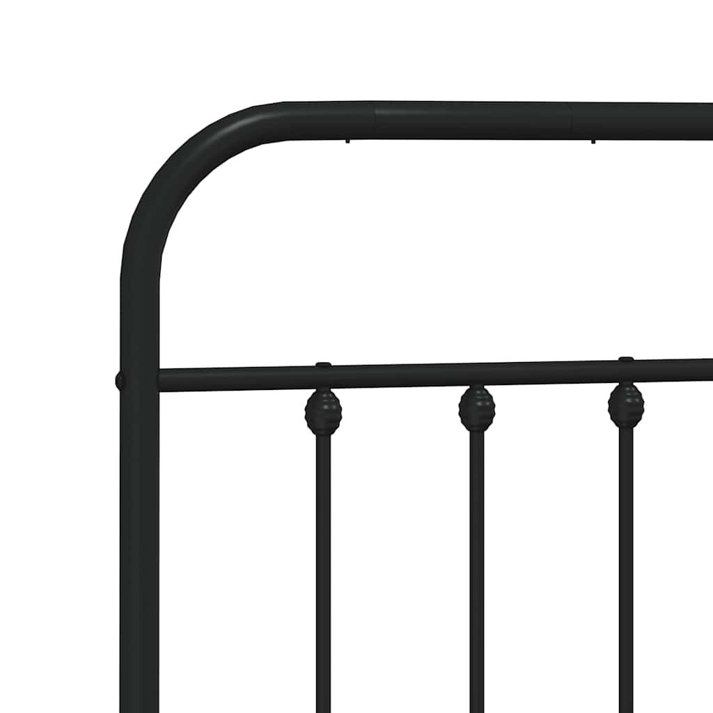 vidaXL Bedframe 135x190 Zwart - 47% Korting!