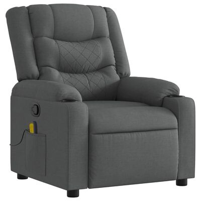vidaXL Massagestoel Donkergrijs - 42% Korting!