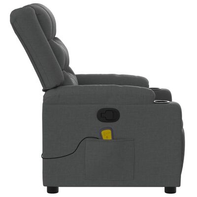 vidaXL Massagestoel Donkergrijs - 42% Korting!