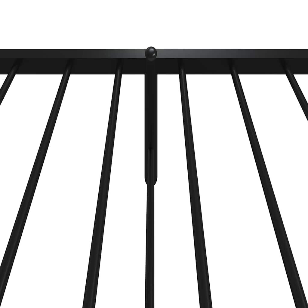 VidaXL Bedframe 100x200 Zwart Metaal - 47% Korting!