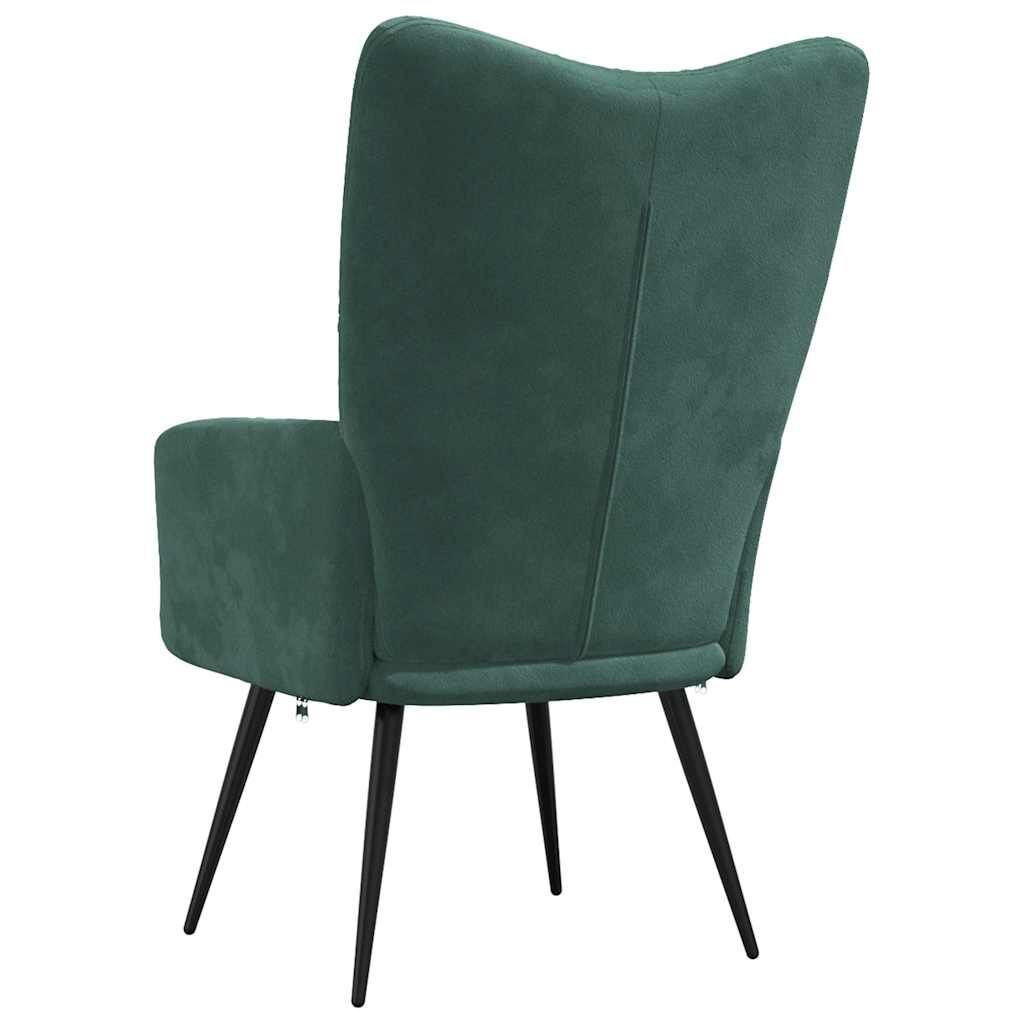 VidaXL Relaxstoel Fluweel Donkergroen - 35% Korting!
