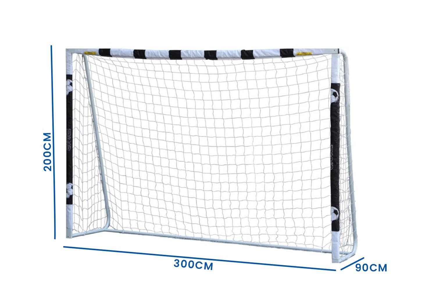 Voetbalgoal 300x200 cm - Profi Kwaliteit! -45% Korting