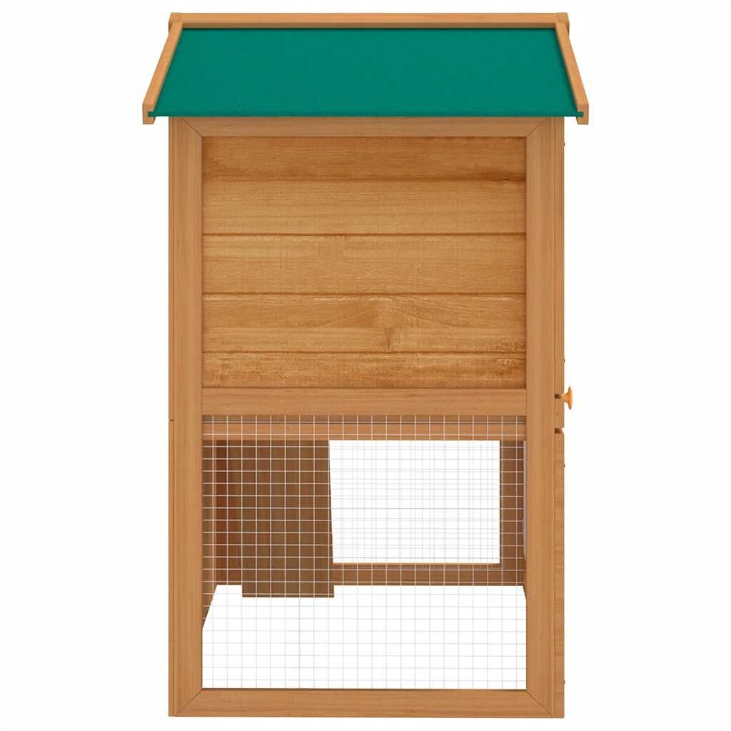 Konijnenhok Buiten Hout - 3 Deuren - 35% Korting!