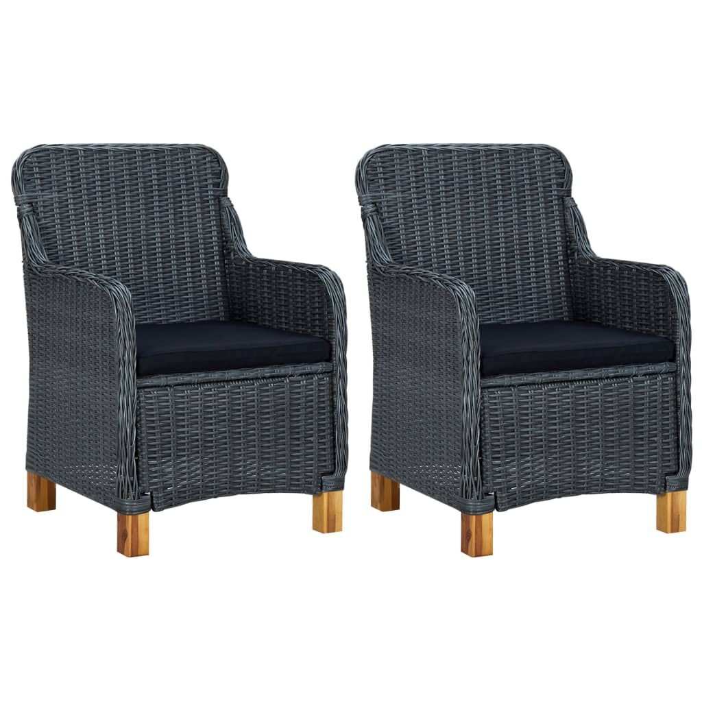 vidaXL Tuinstoelen (2 st) met Kussens -35% Korting!
