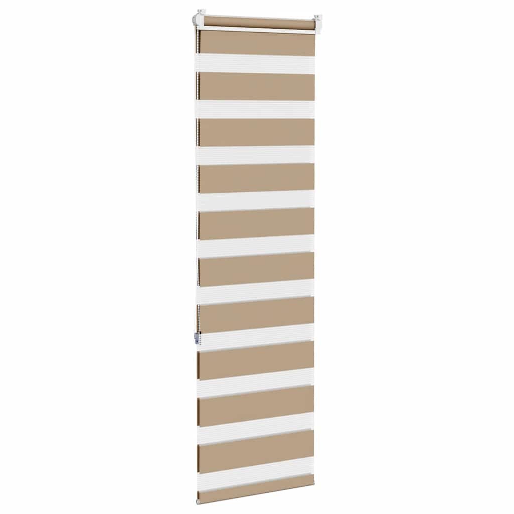 Zebra Rolgordijn Zandbruin 45x150cm - 45% Korting!
