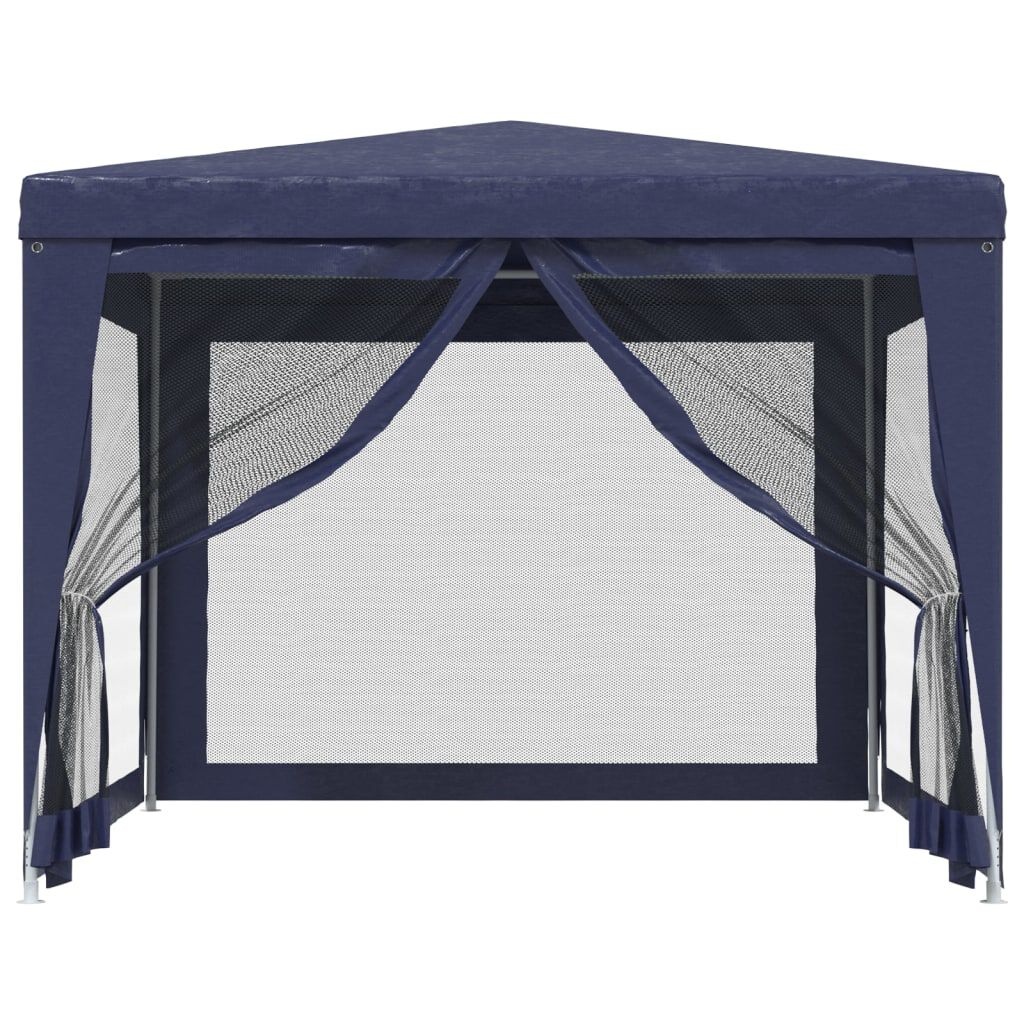 Partytent 3x3m Blauw m. Zijwanden - 35% Korting!