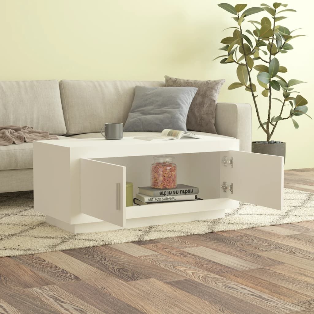 Salontafel Wit 102cm - Zo Goed Als Nieuw - 35% Korting!