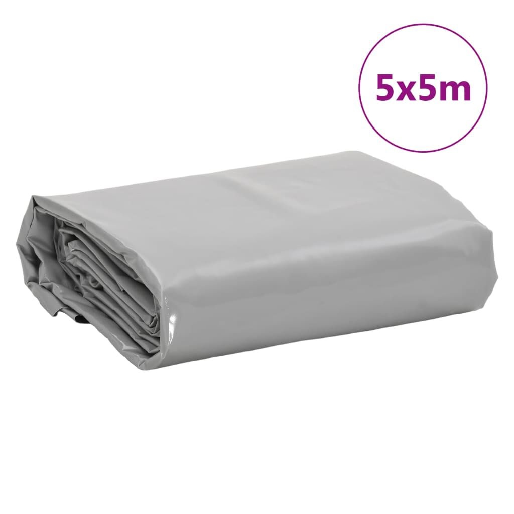 vidaXL Dekzeil 5x5m Grijs - 57% Korting! Topdeal