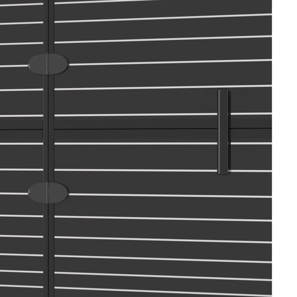 vidaXL Douchewand Inklapbaar 100x140 Zwart - 41% Korting!