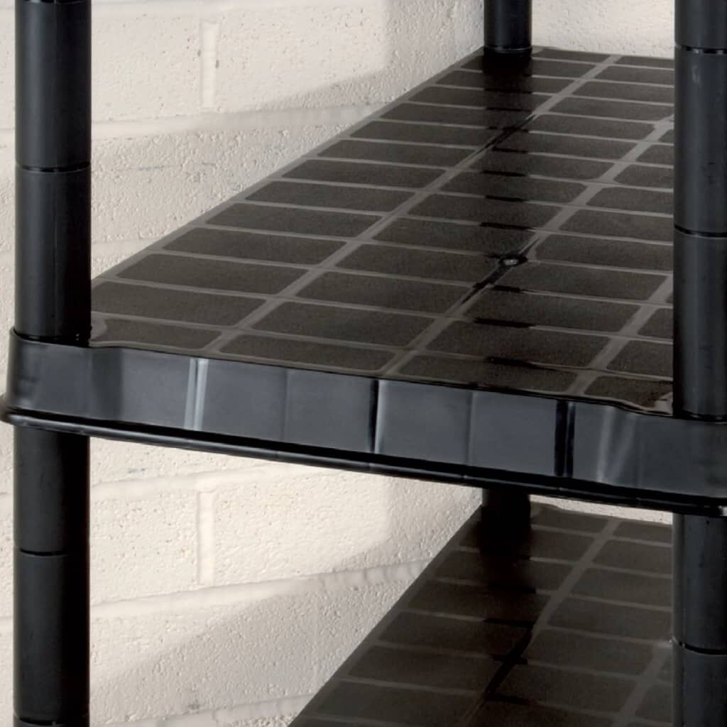 vidaXL Opbergrek Zwart - 5 Laags - 85x40x185cm - 35% Korting!
