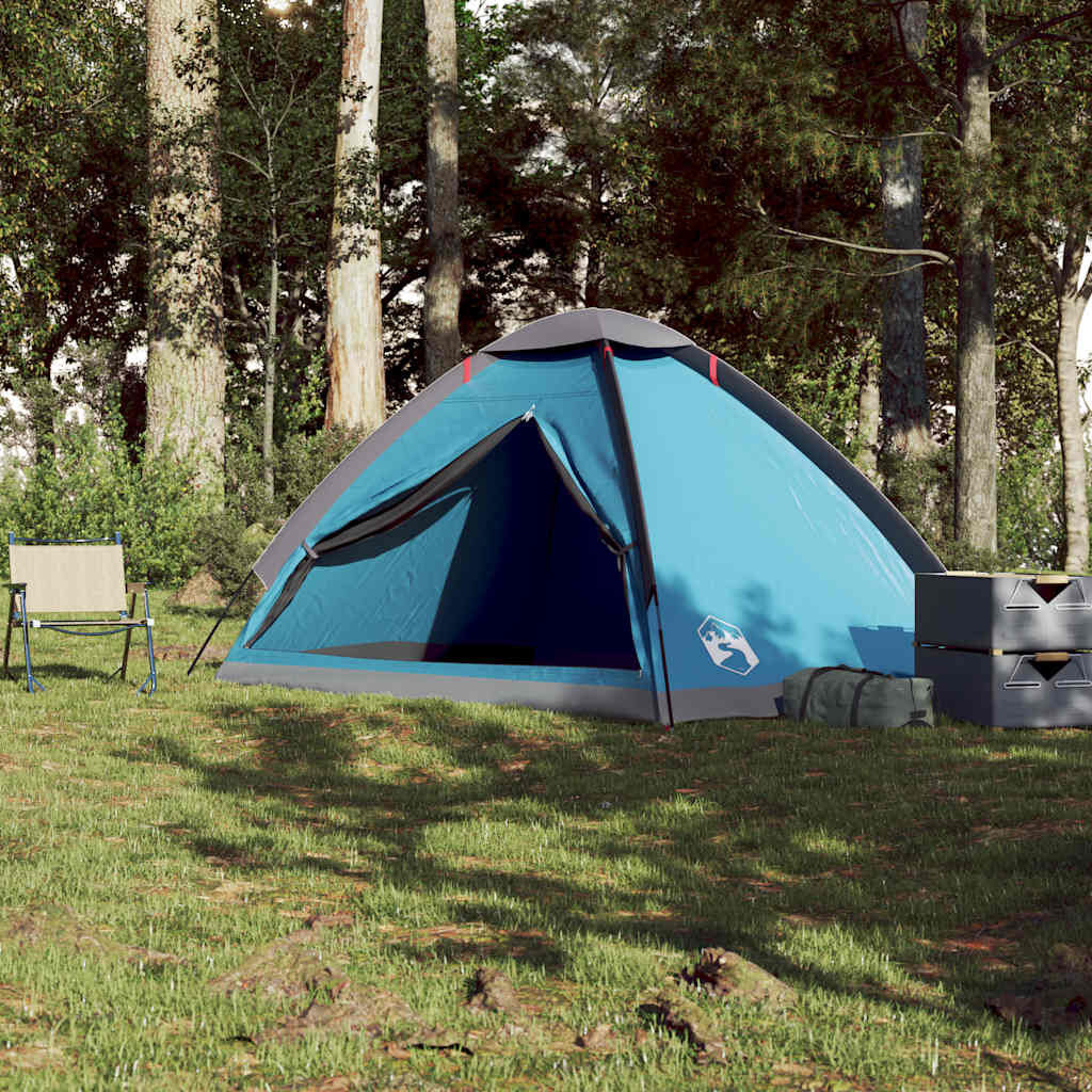 vidaXL Koepeltent Blauw 4-Persoons - 35% Korting!
