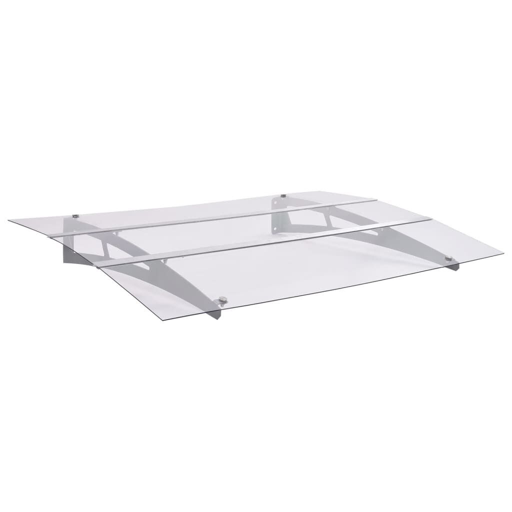 vidaXL Deurluifel 150x90cm - Zilver/Transparant - 45% Korting!