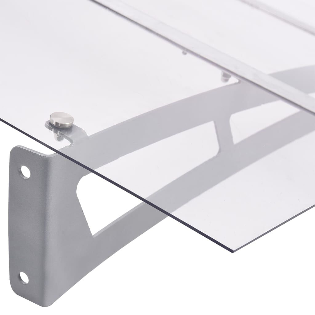 vidaXL Deurluifel 150x90cm - Zilver/Transparant - 45% Korting!