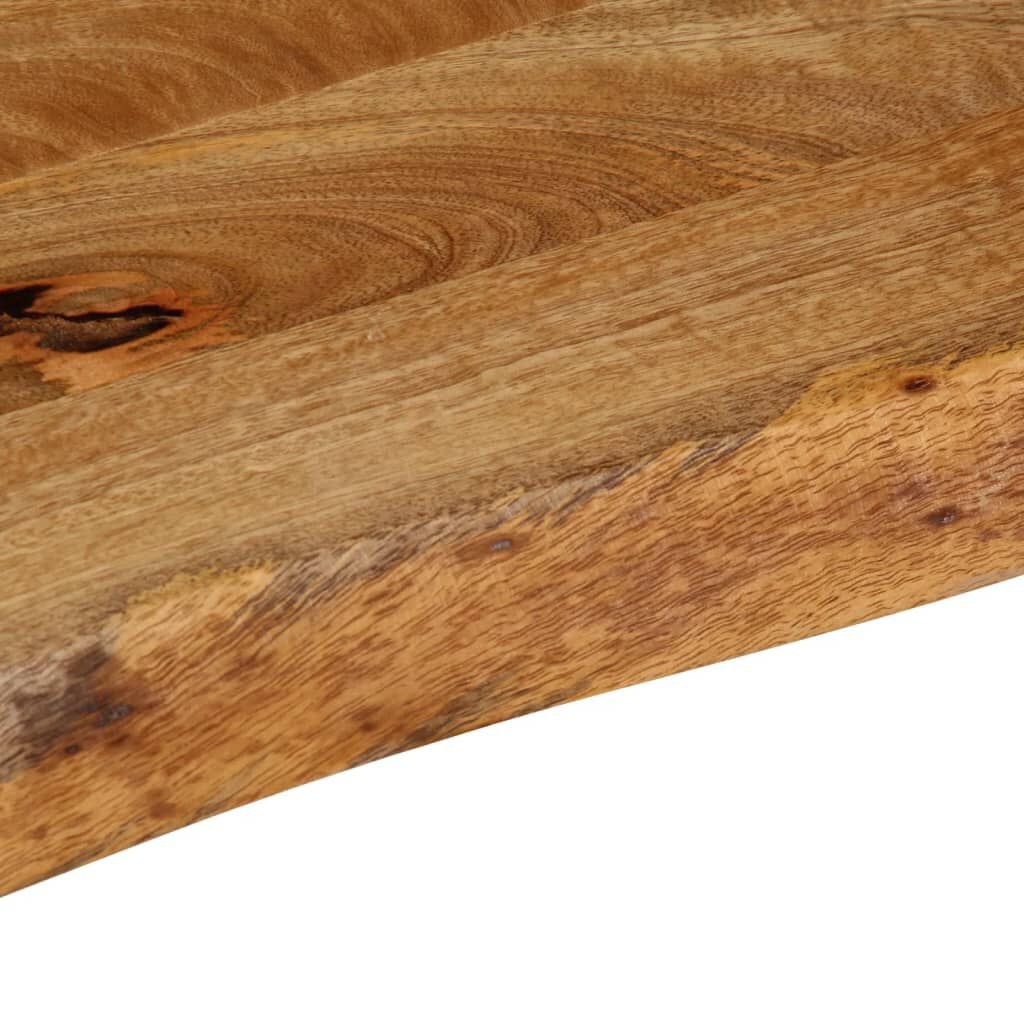 Mangohouten Tafelblad 100x40cm - Natuurlijke Rand - 35% Korting!