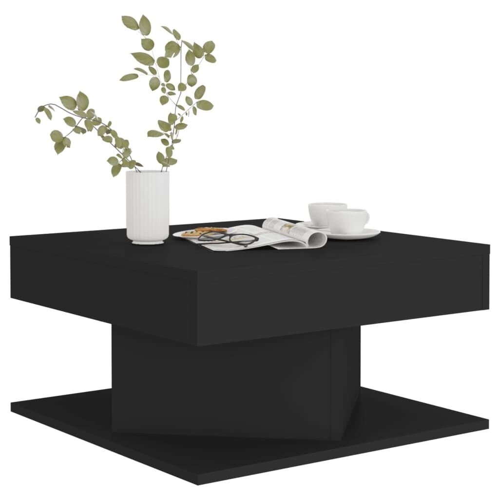 vidaXL Salontafel Zwart 57x57 -35% Korting!