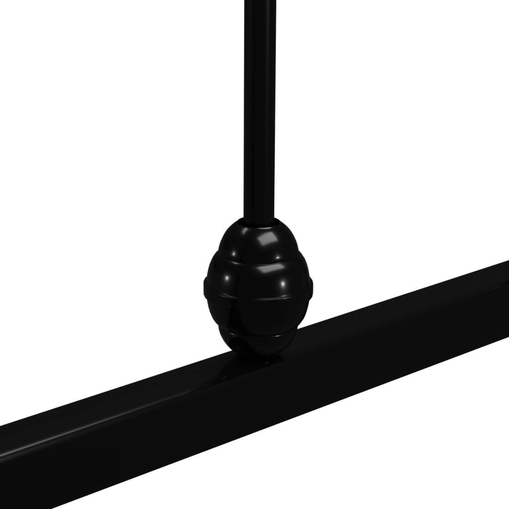 vidaXL Bedframe 120x200 Zwart - Krasjes - 55% Korting!