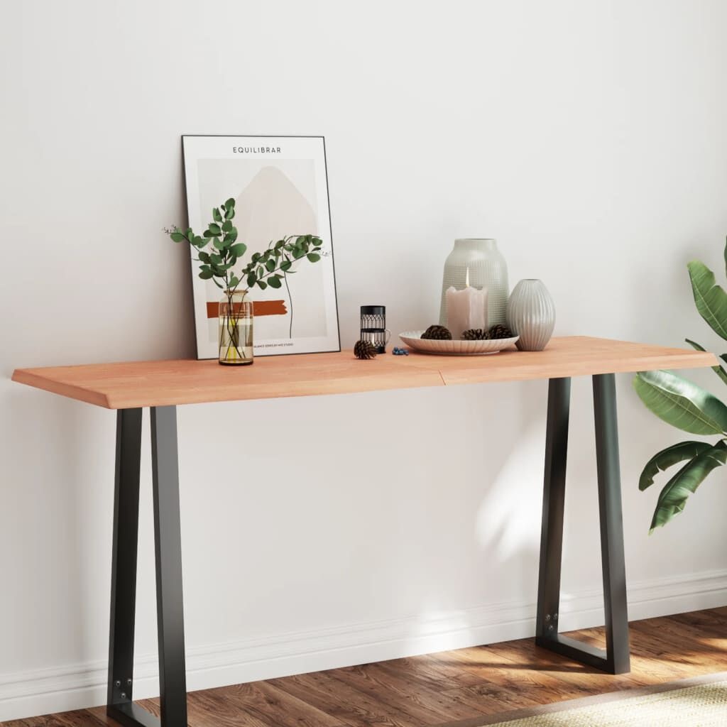 Eiken Tafelblad 160x60cm - Natuurlijke Rand - 35% Korting!
