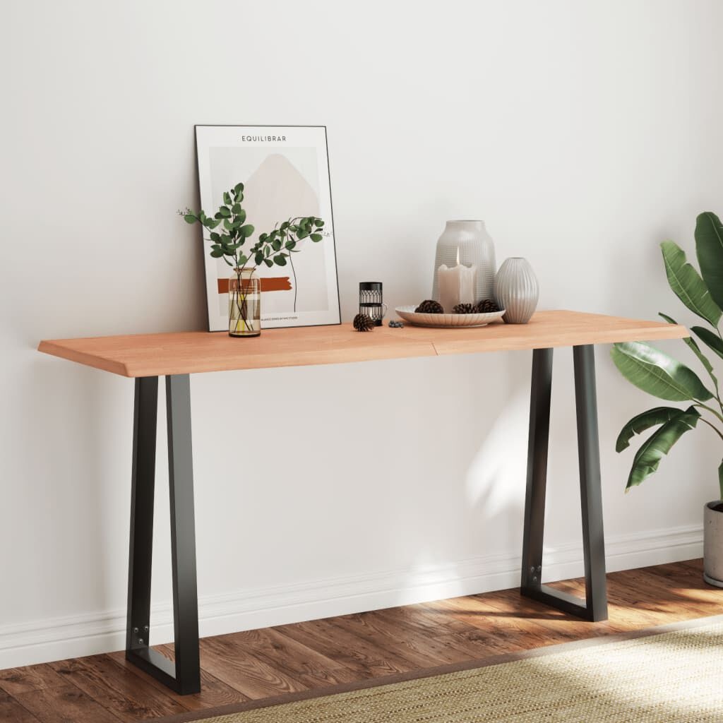 Eiken Tafelblad 160x60cm - Natuurlijke Rand - 35% Korting!
