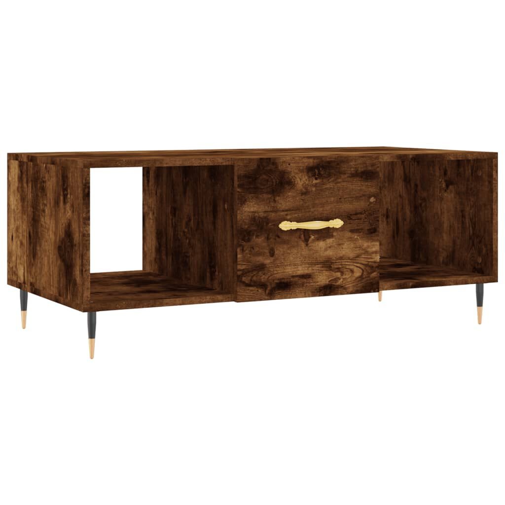 VidaXL Salontafel Gerookt Eiken 102cm - 35% Korting!