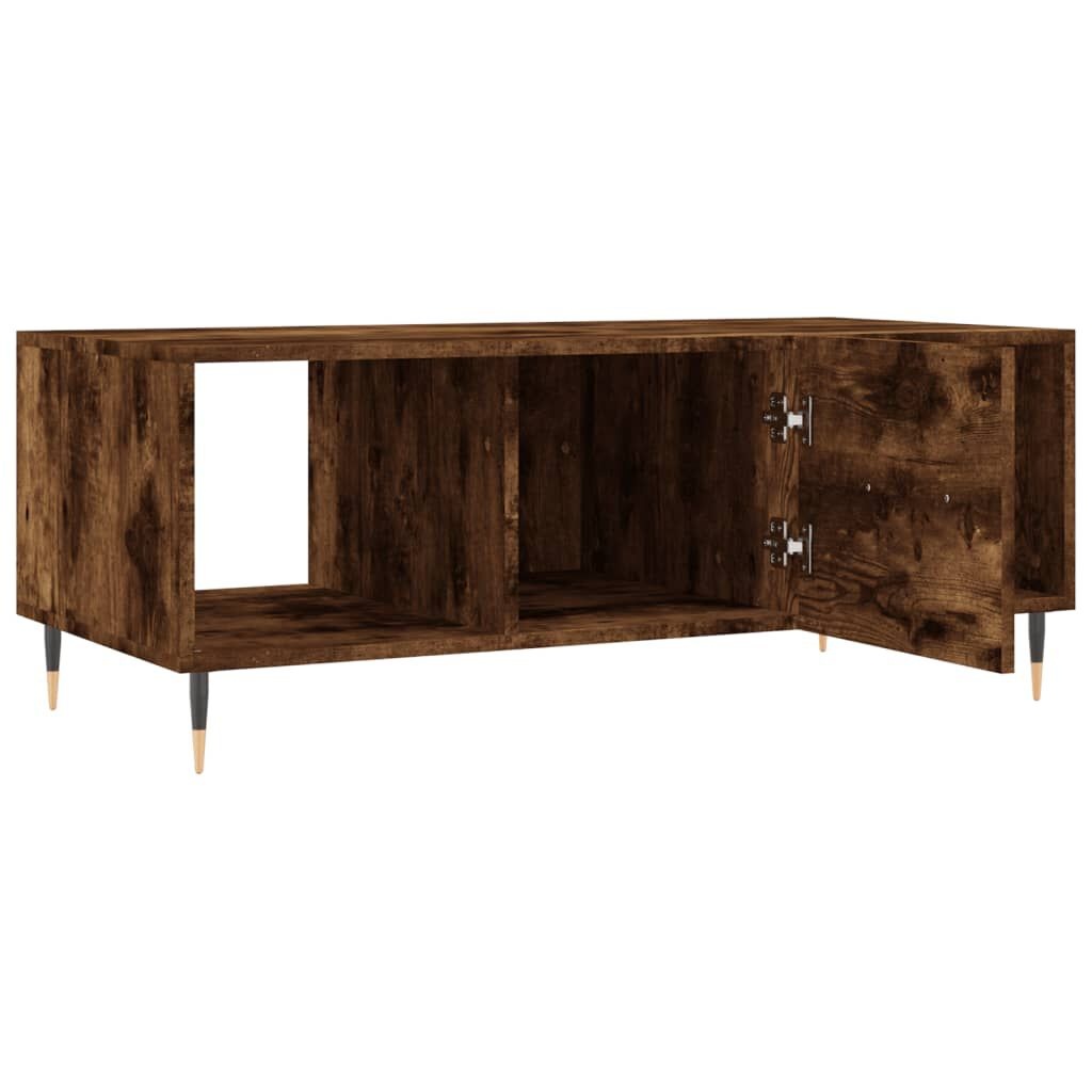 VidaXL Salontafel Gerookt Eiken 102cm - 35% Korting!