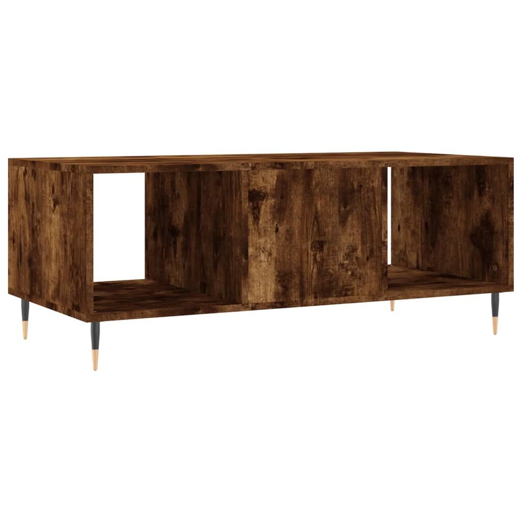 VidaXL Salontafel Gerookt Eiken 102cm - 35% Korting!