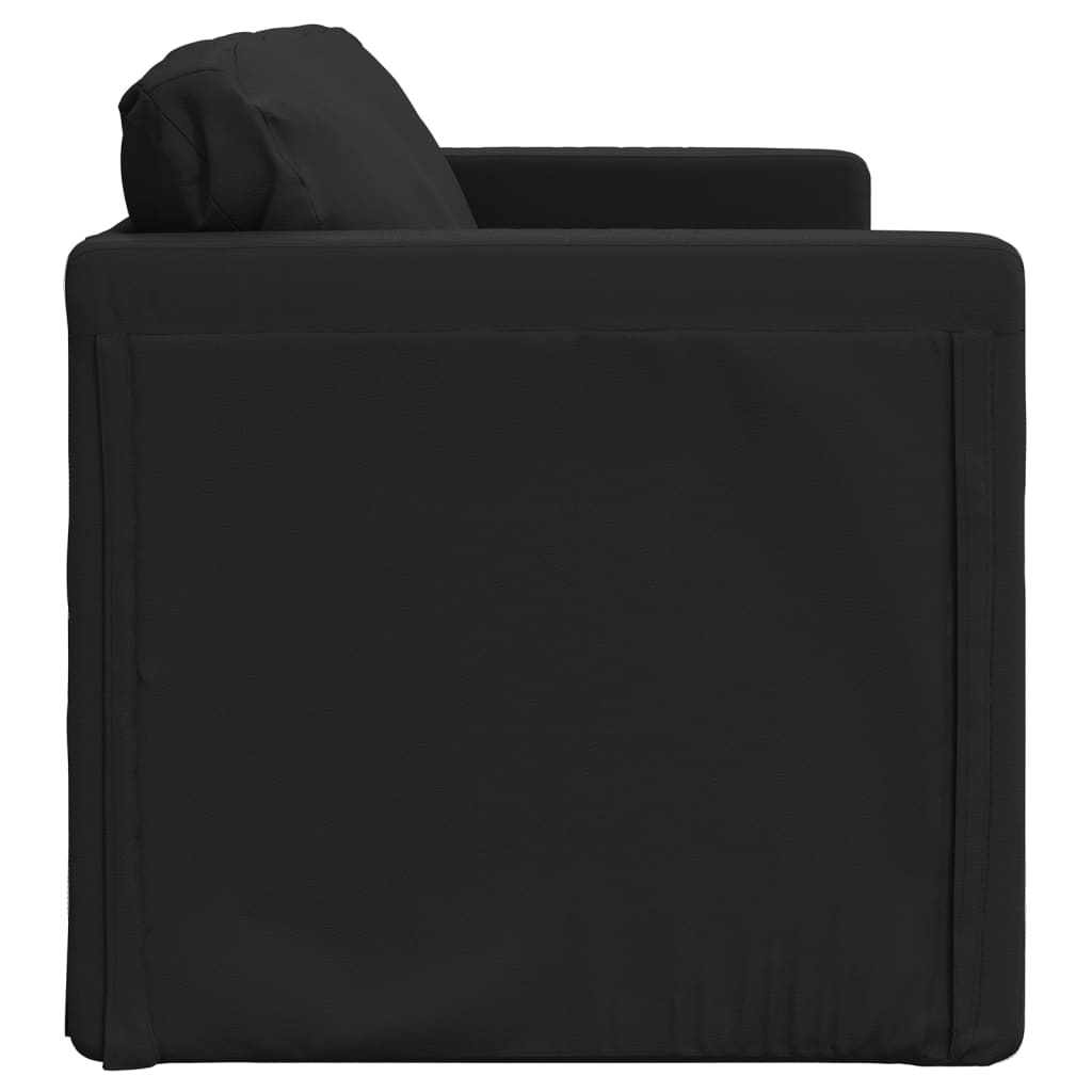 vidaXL Slaapbank 2-in-1 Kunstleer Zwart -35% Korting!